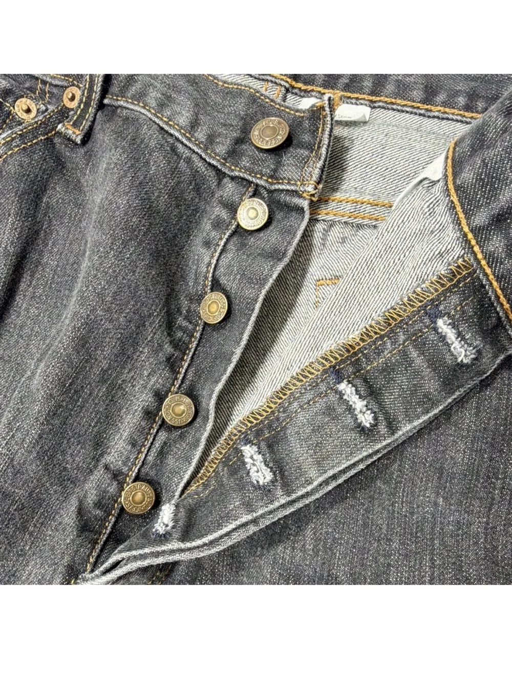 Levi's Men's Straight Jeans in Charcoal Gray